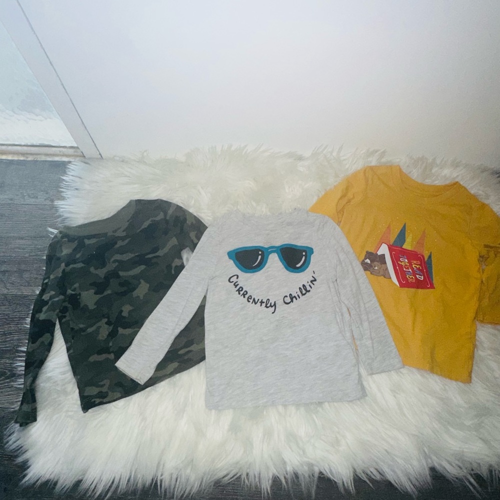 Old Navy Toddler Boy Long Sleeve T Shirt Tops (B7)